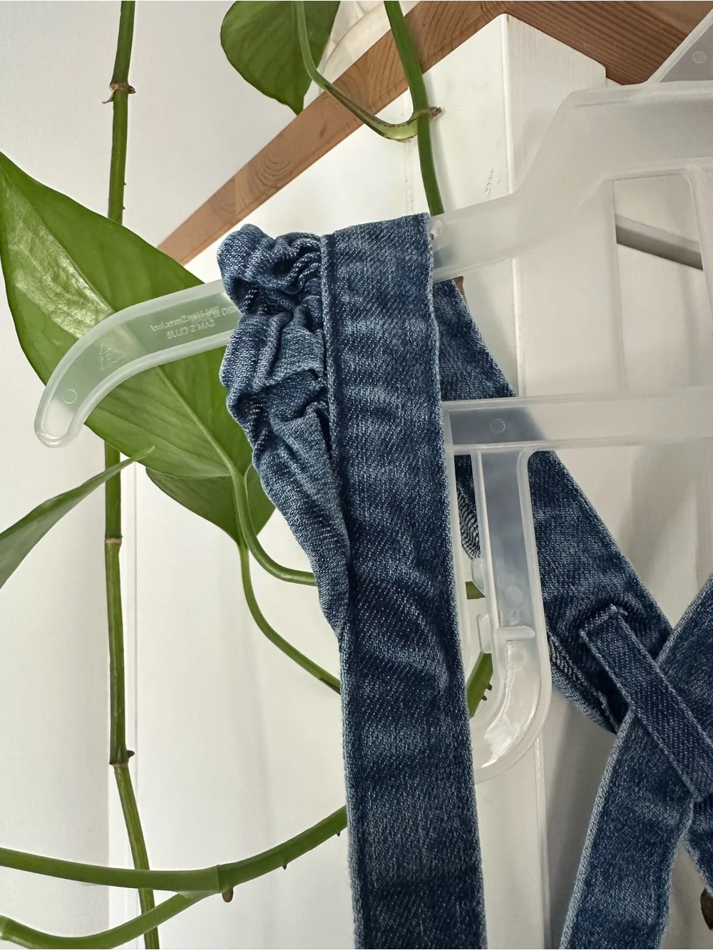 Carter's Blue Denim Suspender Skirt